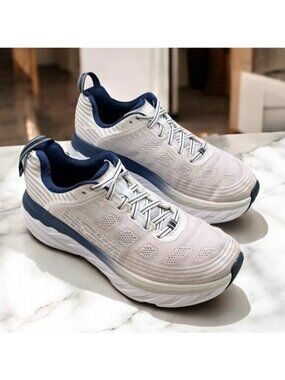 Hoka One One Bondi 6 Women's Size 9.5 Running Shoes Gray 1019272LRNC